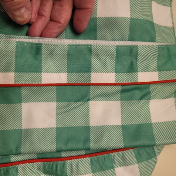 Green Checkered Ladies Pajamas - Picture 4 of 9